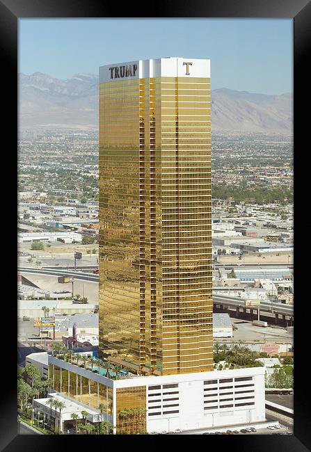 The Trump Tower Las Vegas Framed Print by Greg Marshall