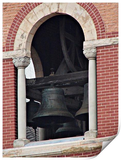 Church Bells Print by Pics by Jody Adams
