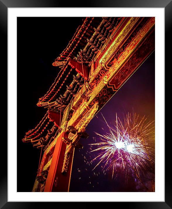 Chinese New Year Framed Mounted Print by Laura Kenny