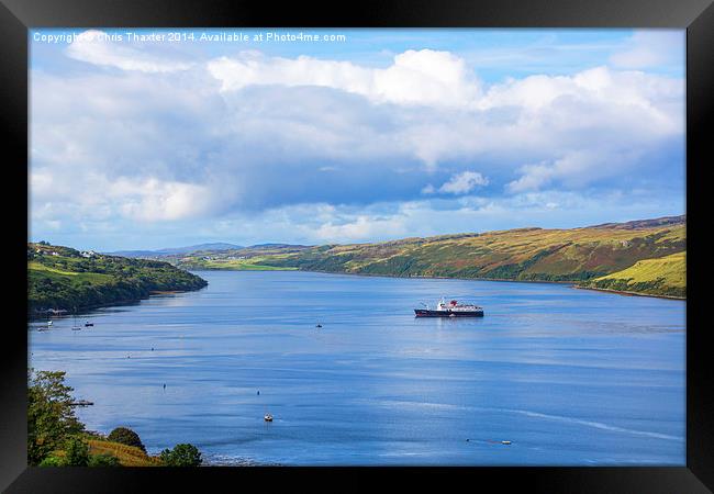 Loch Harport Isle of Skye Framed Print by Chris Thaxter