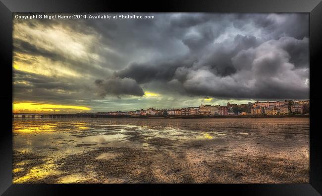 Early Morning At Ryde Framed Print by Wight Landscapes