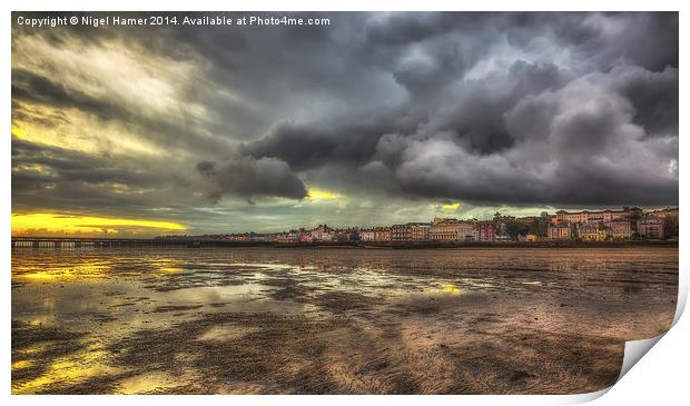 Early Morning At Ryde Print by Wight Landscapes