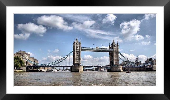 Tower Bridge Framed Mounted Print by Paul Austen