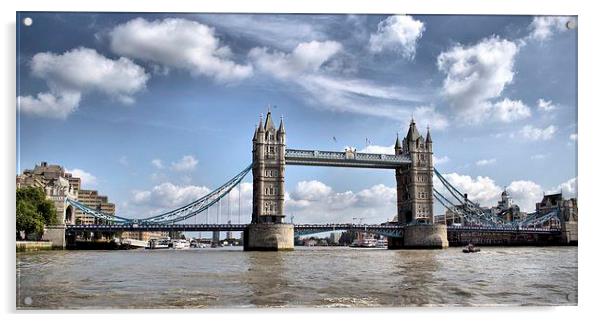 Tower Bridge Acrylic by Paul Austen