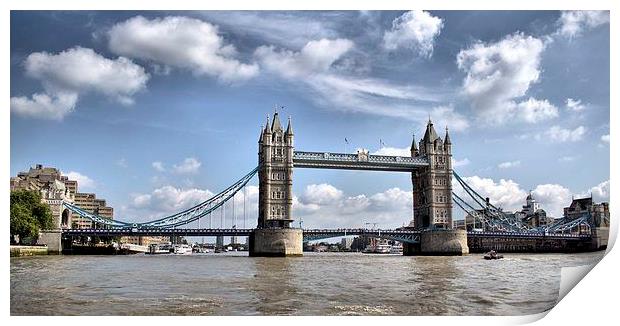 Tower Bridge Print by Paul Austen