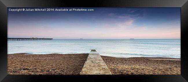 Out to sea Framed Print by Julian Mitchell