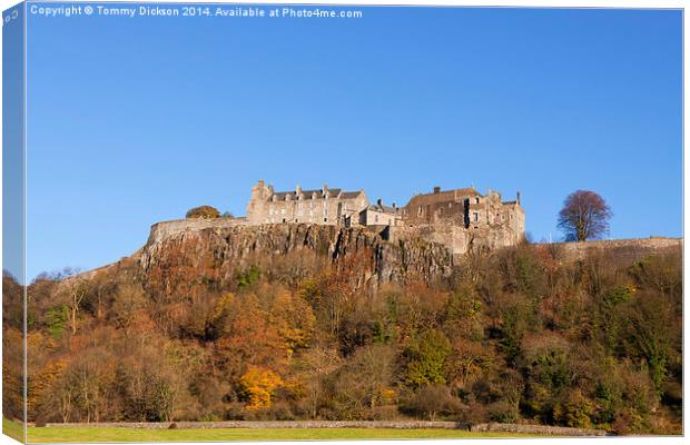 Majestic Stirling Castle in Autumn Canvas Print by Tommy Dickson