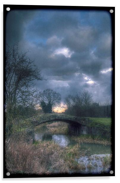 Stony Bridge Acrylic by Nigel Bangert