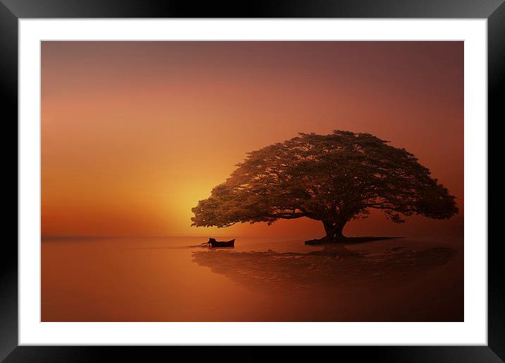 if only one Framed Mounted Print by Idrus Arsyad