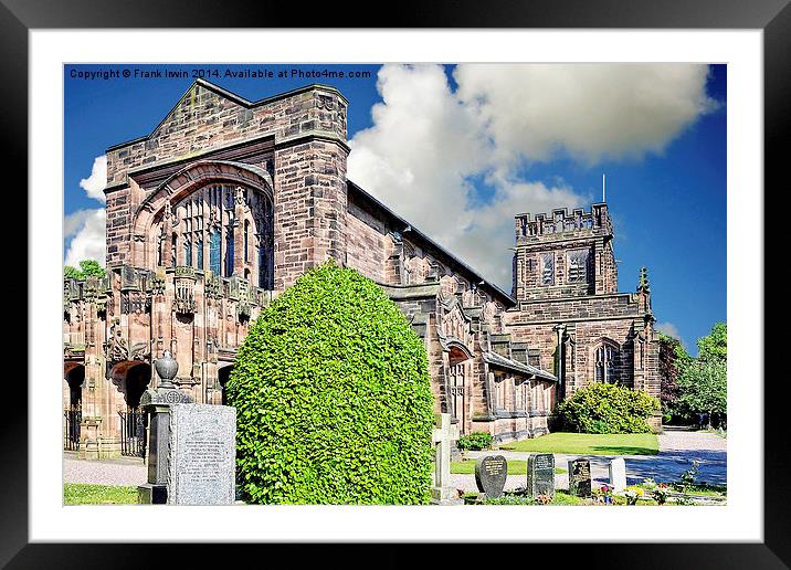 Christ Church URC Port Sunlight, Wirral Framed Mounted Print by Frank Irwin