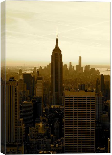 Empire State Building Canvas Print by Stuart Barnes