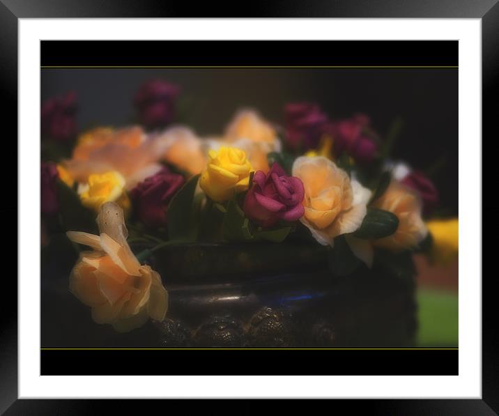 ROSES Framed Mounted Print by Jovan Miric