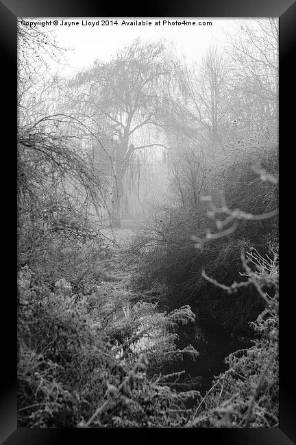 Fog and frost by the River Can Framed Print by J Lloyd