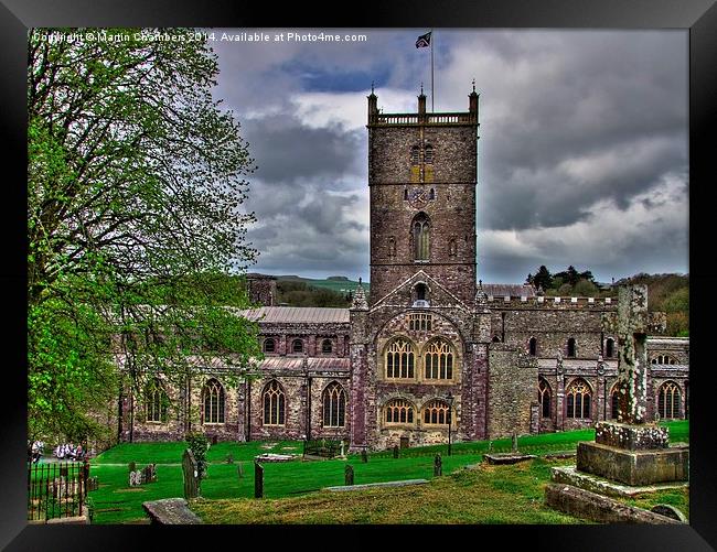 St Davids Cathedral Framed Print by Martin Chambers