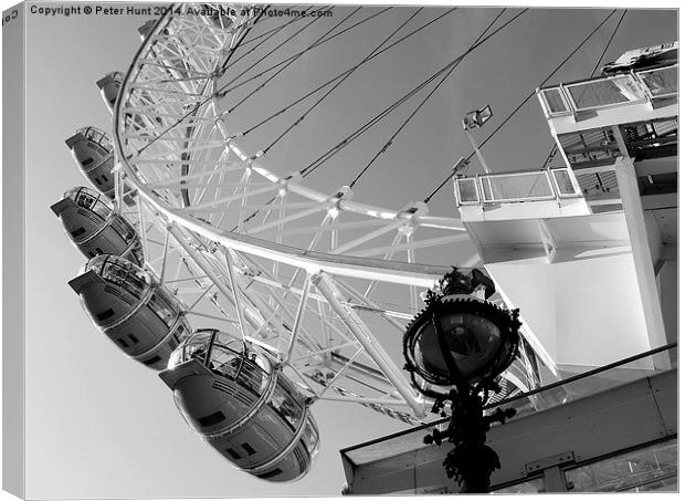 The London Eye Canvas Print by Peter F Hunt