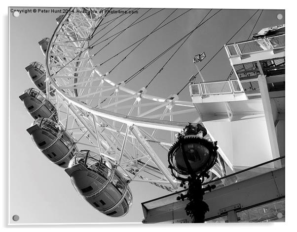 The London Eye Acrylic by Peter F Hunt