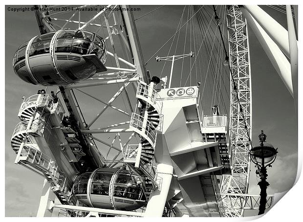 View of the London Eye Print by Peter F Hunt
