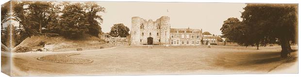 Tonbridge Castle Canvas Print by Paul Austen