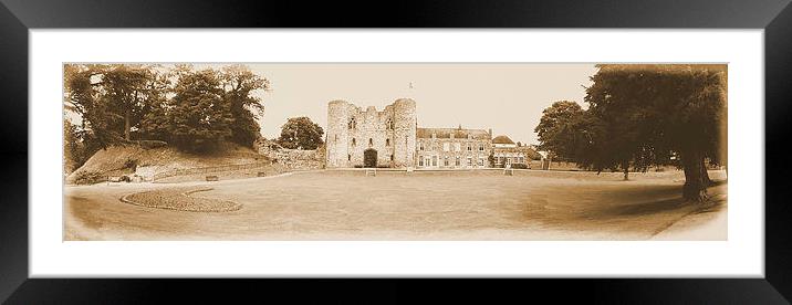 Tonbridge Castle Framed Mounted Print by Paul Austen