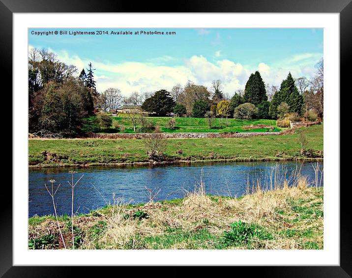 Down by the River Framed Mounted Print by Bill Lighterness