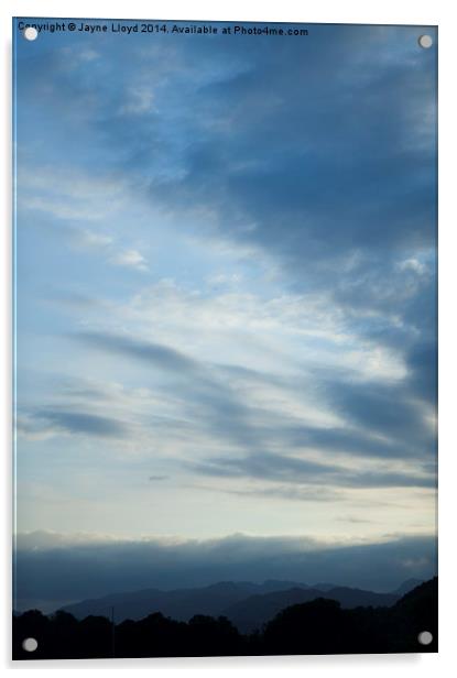 Ambleside at dusk Acrylic by J Lloyd