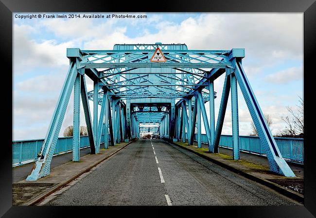 The Dee Crossing at Queensferry, Cheshire, UK Framed Print by Frank Irwin