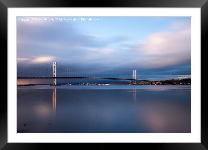 Forth Road Bridge ! Framed Mounted Print by Peter Mclardy