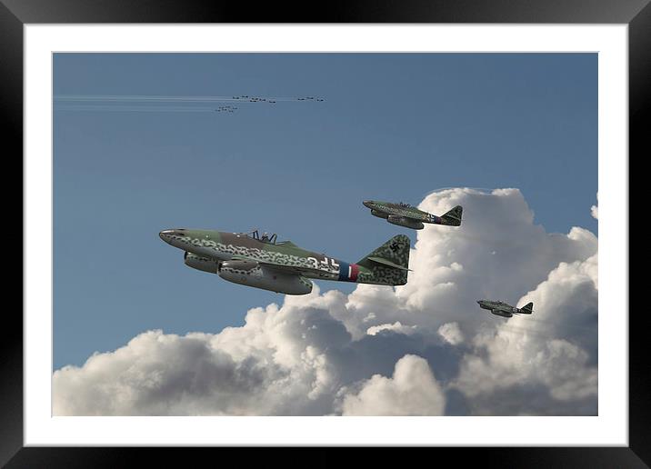 Me262 - Eagles Rising Framed Mounted Print by Pat Speirs