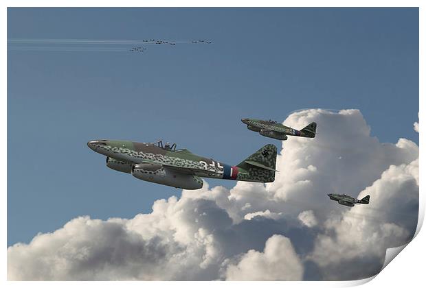 Me262 - Eagles Rising Print by Pat Speirs