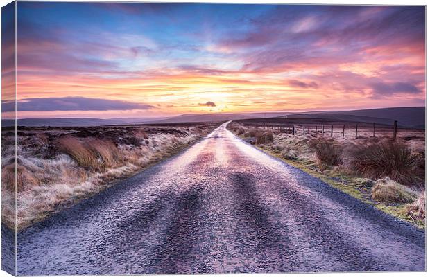 The Road to the Borders Canvas Print by Keith Thorburn EFIAP/b