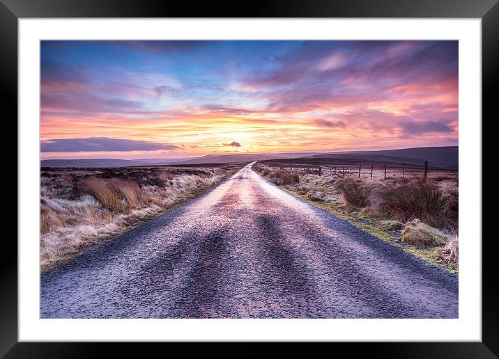 The Road to the Borders Framed Mounted Print by Keith Thorburn EFIAP/b