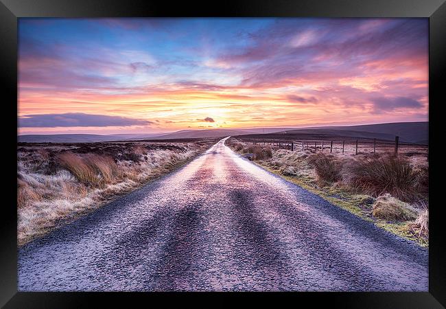 The Road to the Borders Framed Print by Keith Thorburn EFIAP/b