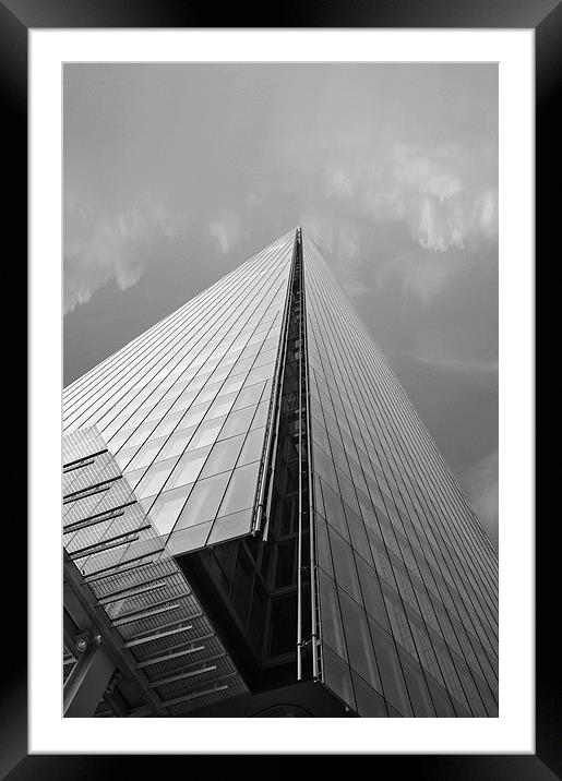 The Shard, London Framed Mounted Print by Keith Towers Canvases & Prints