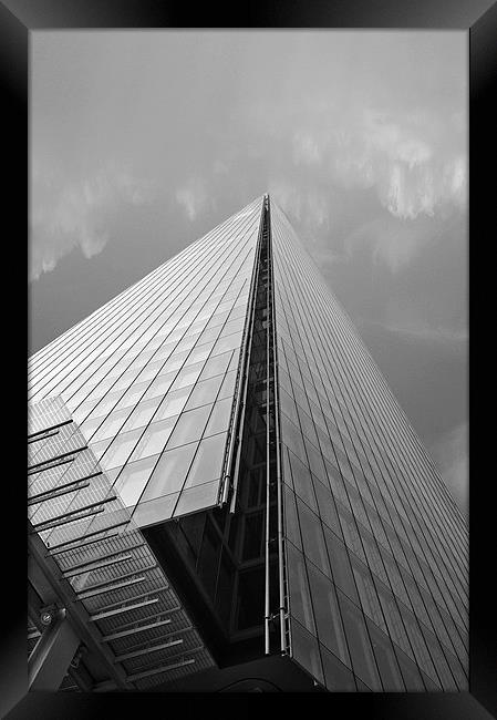 The Shard, London Framed Print by Keith Towers Canvases & Prints