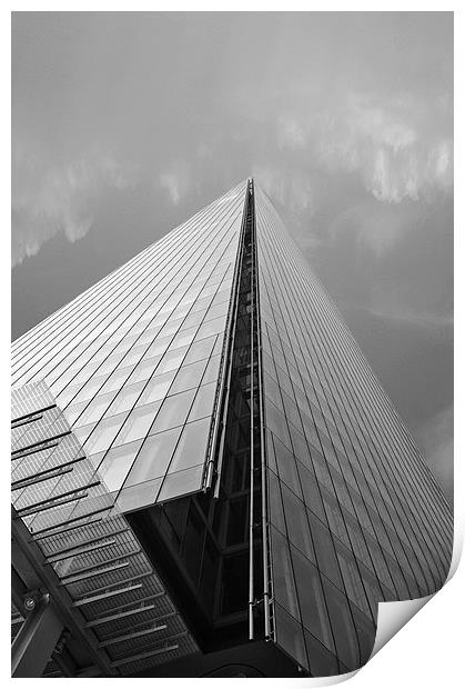 The Shard, London Print by Keith Towers Canvases & Prints