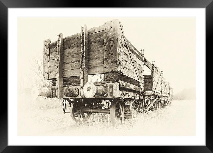 Old Train Carraige Framed Mounted Print by Keith Thorburn EFIAP/b