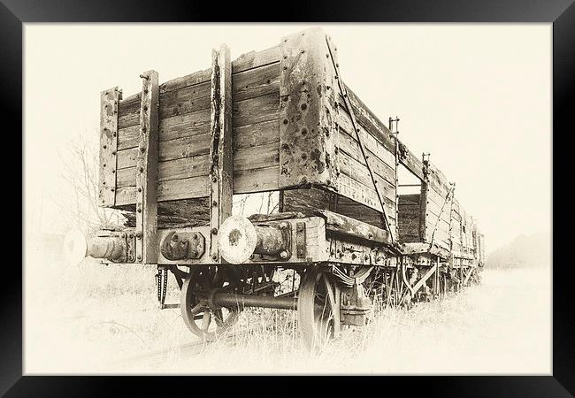 Old Train Carraige Framed Print by Keith Thorburn EFIAP/b