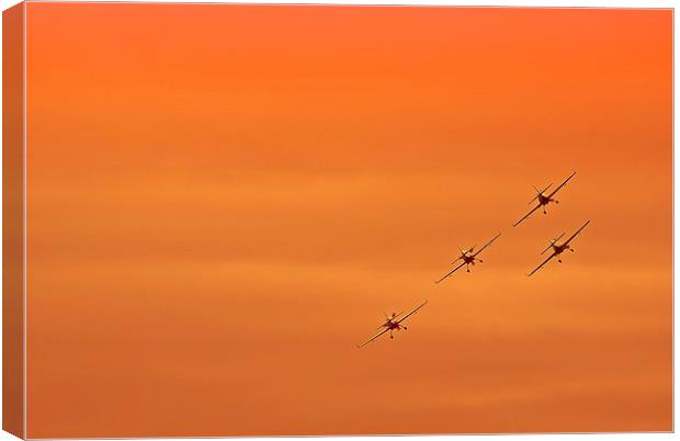 Into The Sunset Canvas Print by Ian Eve