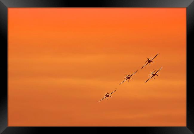 Into The Sunset Framed Print by Ian Eve