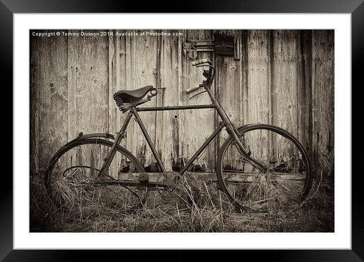 Rustic Relic Framed Mounted Print by Tommy Dickson