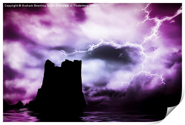 Fantasy Storm Print by Graham Beerling