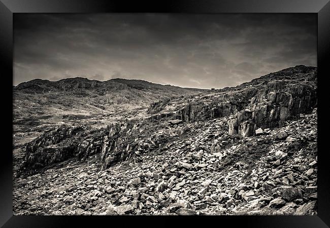 Moonscape Framed Print by Sean Wareing