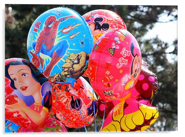Baloons Acrylic by Dianana 