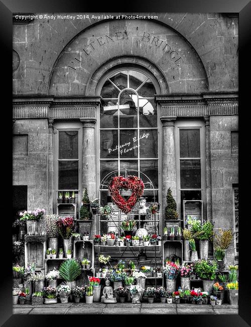 Flower Shop Framed Print by Andy Huntley