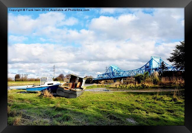 Alongside the River Dee at Connah’s Quay Framed Print by Frank Irwin