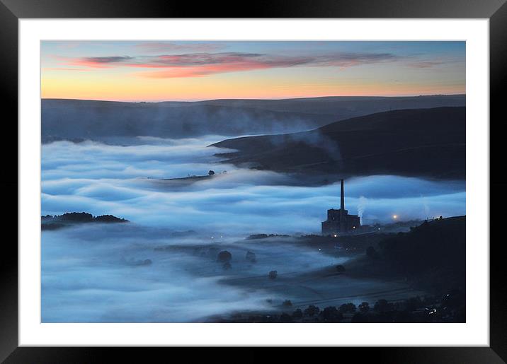 Dawn over Castleton Framed Mounted Print by Robert Fielding