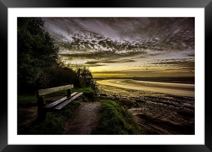 Waiting for the sun. Framed Mounted Print by Dave Wilkinson North Devon Ph