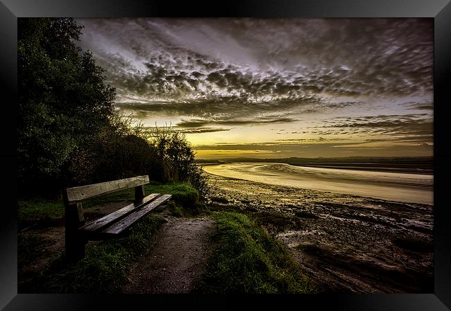 Waiting for the sun. Framed Print by Dave Wilkinson North Devon Ph