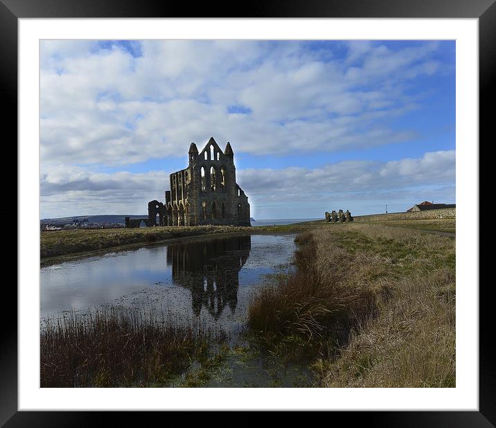 Reflecting on history Framed Mounted Print by Pete White