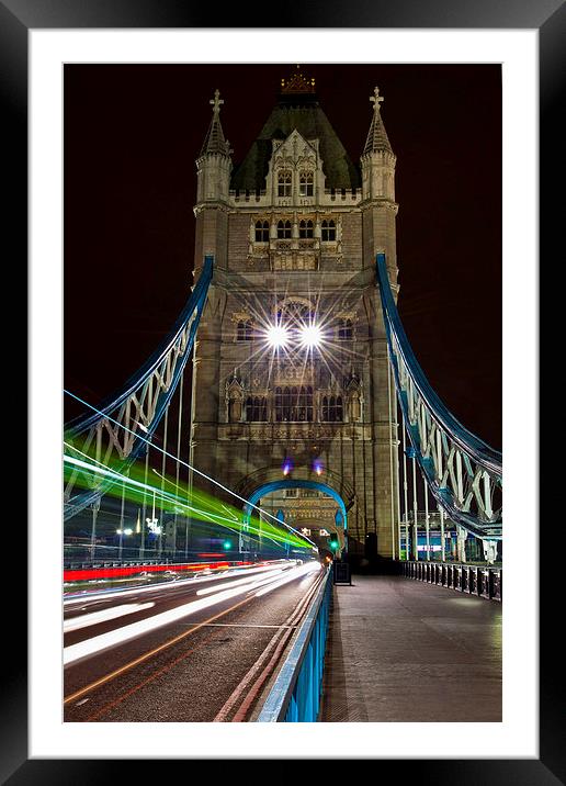 Tower Bridge Framed Mounted Print by giuseppe baldan